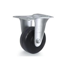Rodízio Fixo Rod Car Borracha Flr 210 Bin + Kit 1