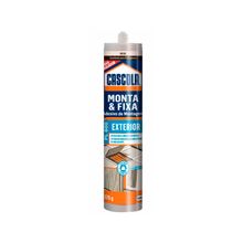 Cola Montagem Cascola Monta & Fixa Pl600 Interno/Externo 375Gr