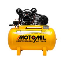 Compressor de Ar Motomil 10 pcm / 100 psi 2CV 100L  Trifásico