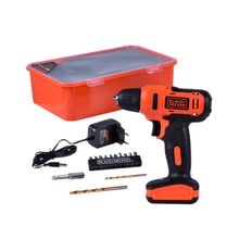 Furadeira Parafusadeira 3/8" Black + Decker LD12SP 12V Hobby