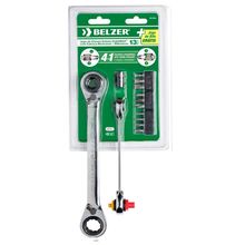 Jogo de Chave Estrela Belzer Quadbox 8mm A 19mm Catraca 13 peças