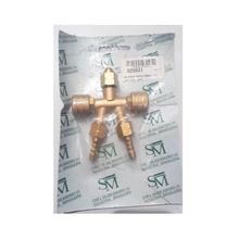 Válvula Sm 10820 Dupla Saída Y Para Acetileno