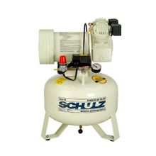 Compressor de ar Schulz 6 pcm / 120 psi 1cv 30 litros monofásico