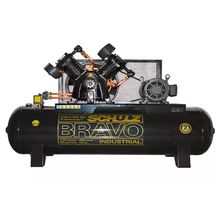 Compressor de Ar 60 pcm / 175 psi Schulz CSLV 60BR/350 15CV 350L