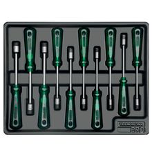 Jogo de Chave canhão mm/pol Tramontina-PRO 44980/025 com 10 peças