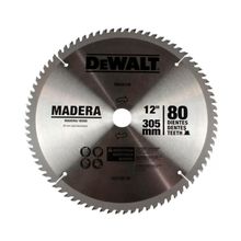 Disco de serra circular 12" Dewalt DW03150 80 dentes madeira