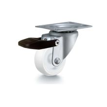 Rodízio Giratório nylon Rod Car GLRON 210 N com freio