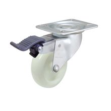 Rodízio Giratório Nylon Rod Car GLRON 312 NN com freio