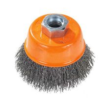 Escova tipo Copo 75mm Walter 13D312 aço inox ondulado