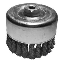 Escova Tipo Copo 75mm Abrasfer 3003 aço trançado