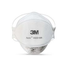 Respirador 3M Aura 9320 PFF2 para Poeiras, Névoas e Fumos