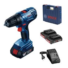 Furadeira e Parafusadeira 1/2" Bosch GSR 180-Li 18V 2,0Ah com 2 Baterias e Carregador