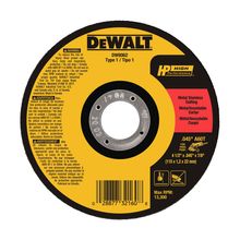 Disco de Corte  4.1/2" Dewalt DW8062 para Metal e Aço Inox