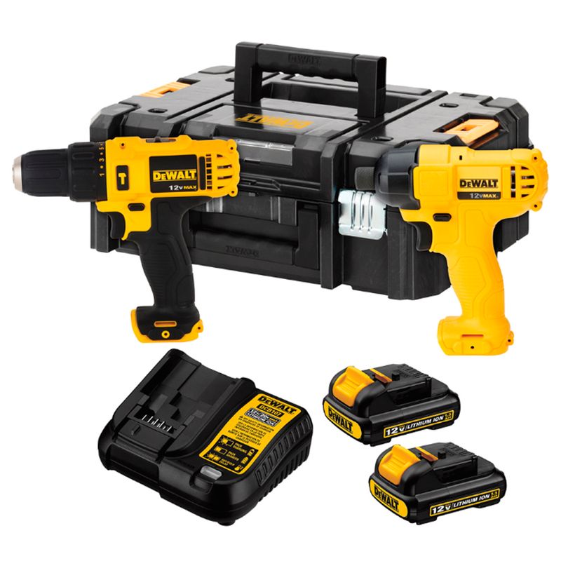Kit-Furadeira-Parafusadeira-Dewalt---Chave-de-Impacto-DCK202C2T-2-Baterias-Carregador-Maleta_principal