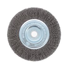 Escova Circular Ondulada Pequi 6" x 1/2" Aço Carbono 0,30 mm - Blister