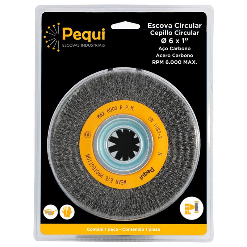 Escova-Circular-Ondulada-Pequi-6pol-x-1pol-Aco-Carbono-030-mm---Blister