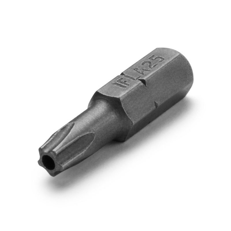 Bits-Hexalobular-com-Furo-Guia-Encaixe-1-4-pol-X-TT25-X-25-mm-Ifla-C6TX25F