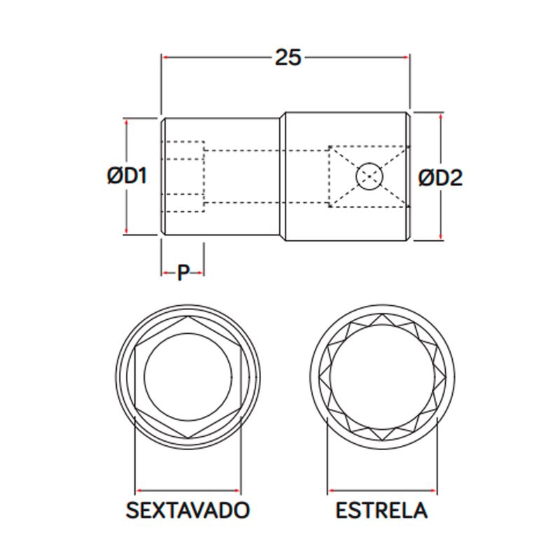 Soquete-de-Impacto-1-4-pol-Curto_desenho-tecnico