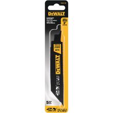 Lâmina Serra Sabre Bi-Metal 6" Dewalt DWA4186 14/18" Dentes com 5 peças