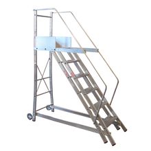 Escada Alulev Tr252 Modelo Trepadeira 2,55 Mts 10 Degraus + Plataforma