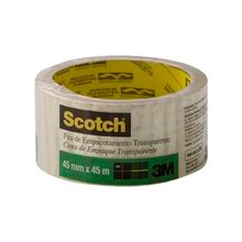 Fita de Empacotamento 3M Scotch Liso Transparente 45 mm X 45 m
