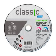 Disco de Corte Norton Classic Basic 4.1/2" X 1,0 X 7/8"