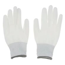 Luva Promat PU Malha Nylon Multitato Branca