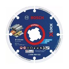 Disco de Corte Diamantado 115mm x 22mm Bosch X-LOCK