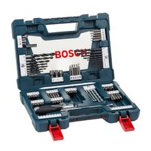 Kit de Pontas e Brocas Bosch V-Line em Titânio com 91 peças