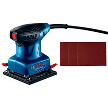 Lixadeira Orbital de Palma Bosch GSS 140 220W com 3 Lixas