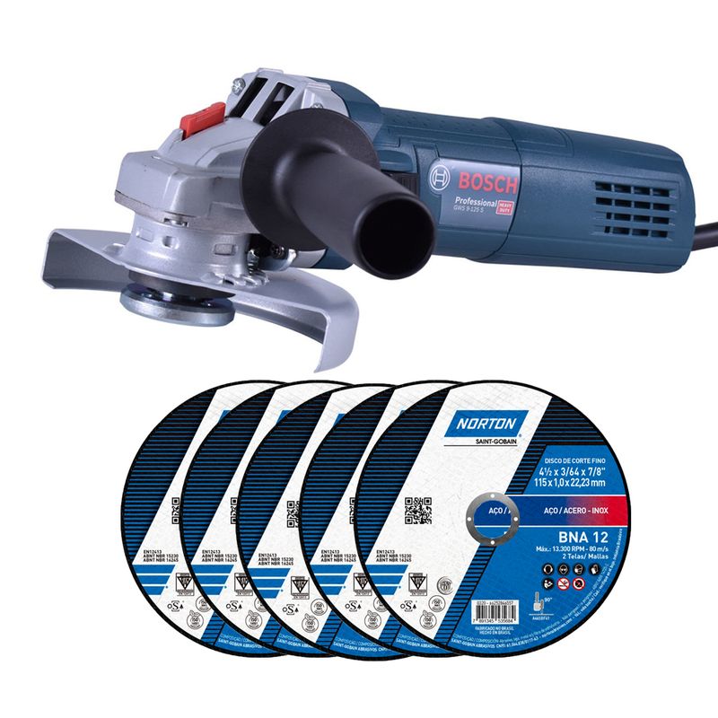 kit-esmerilhadeira-angular-bosch-gws-125-e-5-discos-de-corte-norton-bna-12_01
