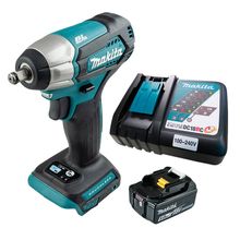 Chave de Impacto 3/8" Makita DTW180Z com Bateria 18V 5.0Ah e Carregador