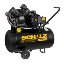 Compressor de Ar Pro CSV 10/50 Schulz 10PCM/140PSI 2HP 50L Monofásico
