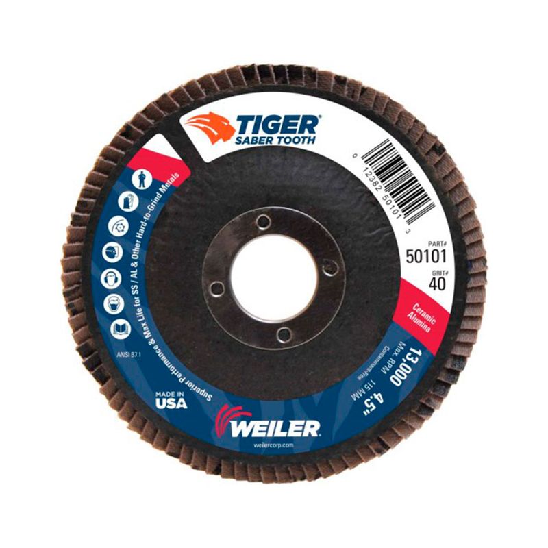 disco-lixa-weiler-4-1-2-pol-flap-disc-inox-ceramico-50101