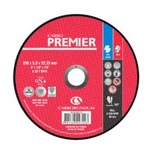 Disco de Corte Carborundum 12” X 3,2 X 1” Carbo Premier p/ Aço T41