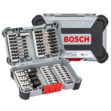 Jogo Bits e Soquetes Impact Control Bosch 36 Peças com Adaptador