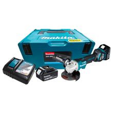 Esmerilhadeira Angular 5" Makita DGA517RTJ Com 2 Baterias 18V e Carregador