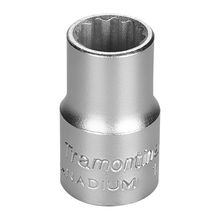 Soquete Estriado 1/2" X 15mm Tramontina 44833115
