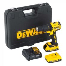 Parafusadeira/Furadeira de Impacto 1/2" Dewalt DCD7781D2-BR com 2 Baterias 20V 2Ah, Carregador e Maleta