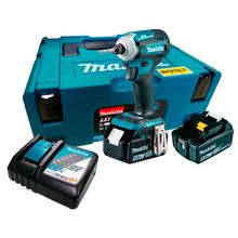 Parafusadeira de Impacto 1/4" Makita DTD171RTJ a Bateria 18V