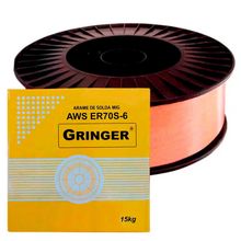 Arame Mig 1,00mm Gringer ER70S-6 15Kg