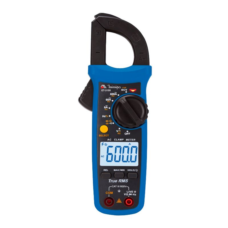 alicate-amperimetro-digital-minipa-et-3155-cat-iii-600v