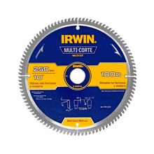 Lâmina Serra Circular Madeira/Alumínio Irwin 10pol 100 Dentes