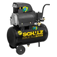 Motocompressor de Ar 8,6pcm / 120psi Schulz Pratiko 2CV 25L Monofásico