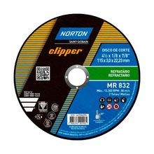 Disco de Corte 115 X 3 X 22,23mm Norton Clipper