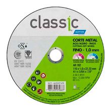 Disco de Corte Norton Classic 4.1/2" X 1,0 X 7/8"
