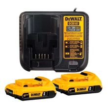 Kit 2 Baterias 20V Max e Carregador Bivolt Dewalt DCB203C2-BR