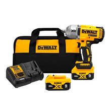 Chave Impacto 1/2" Dewalt 20V 5Ah DCF900P2-B3 Brushless com 2 Baterias e Carregador