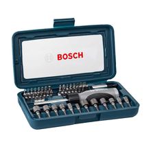 Jogo de Pontas e Soquetes Bosch com 46 Peças Extra Hard