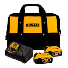 Kit Dewalt 2 Baterias 20V Max 5Ah e Carregador Bivolt DCB205C2K-BR